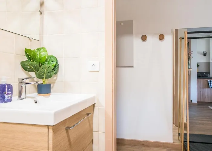 Lägenhet Lumineux - L'oasis - Parking Prive *